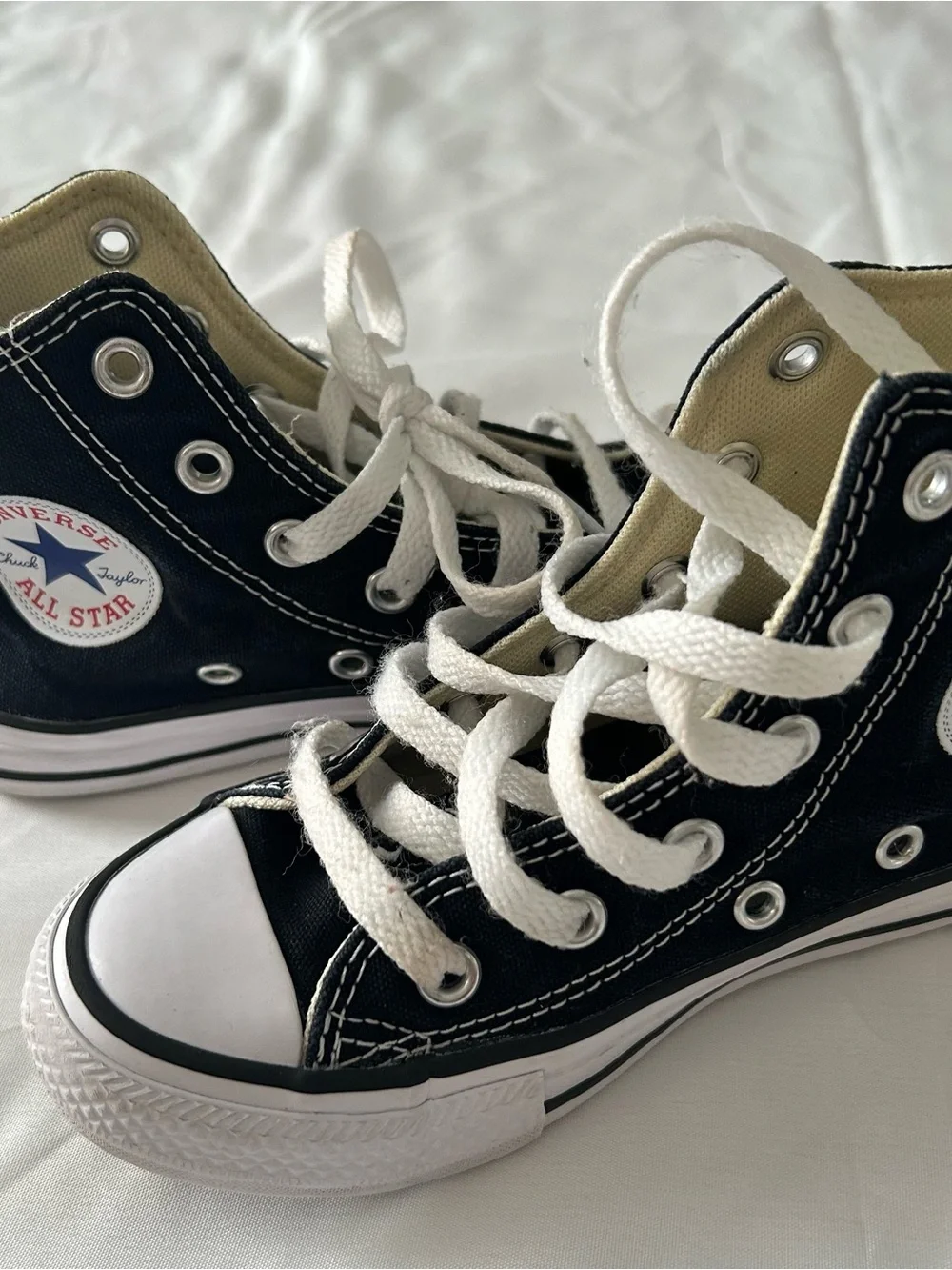 Converse Black & White High Top Sneakers